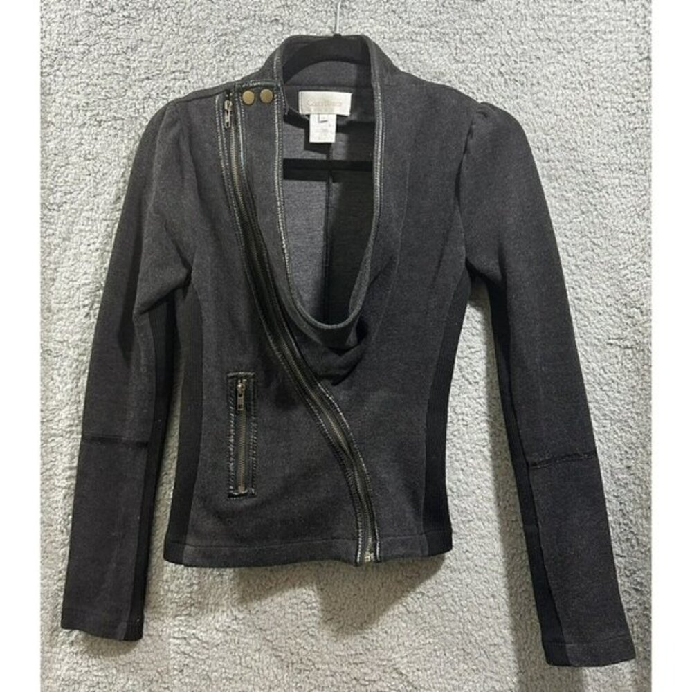 Costa Blanca Wool Blend Leather Accent Jacket - S/P